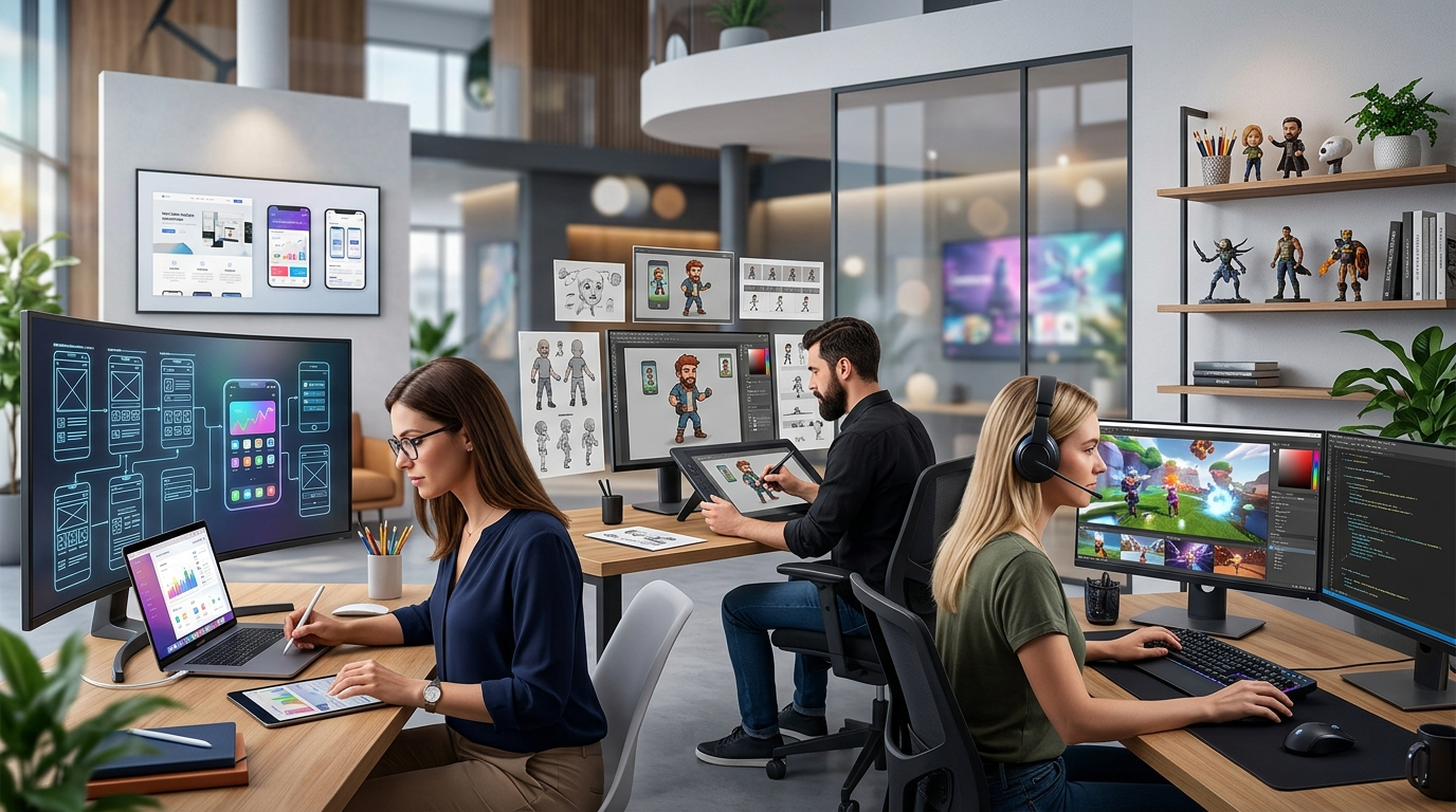 UI/UX, Art & Animation